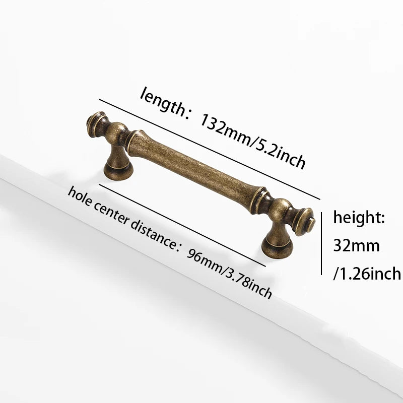 Furniture handles for kitchen cabinets, dressing table drawers, and wardrobes, durable and suitable for home decoration