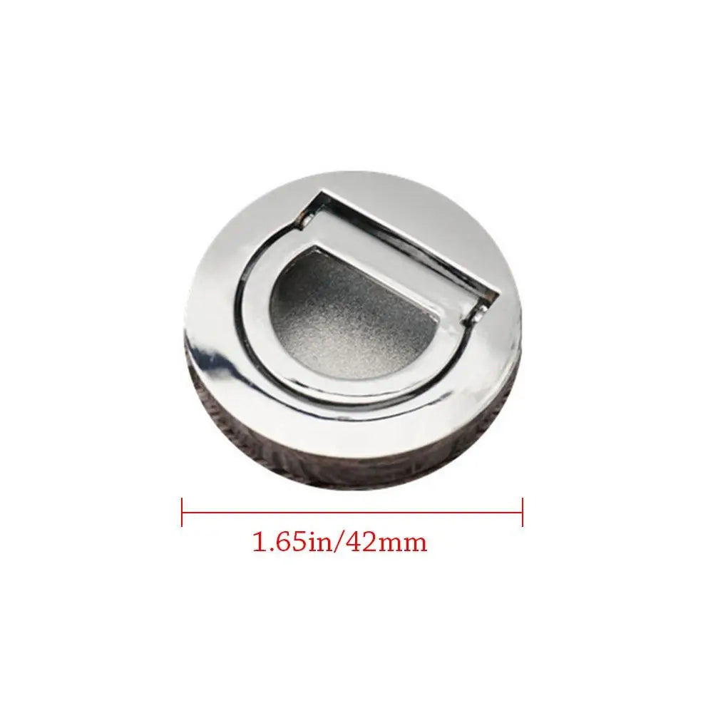 Modern Stainless Steel Door Handles Round Cupboard Tatami Cabinet Handle Pull Wardrobe Recessed Door Knob Tatami