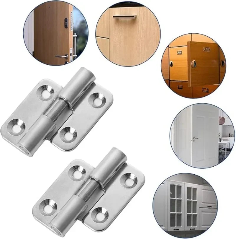 Stainless Steel Hinges Door Connector Universal Furniture Drawer Cabinet Fitting Hinge Detachable Furniture Hardware Accessories