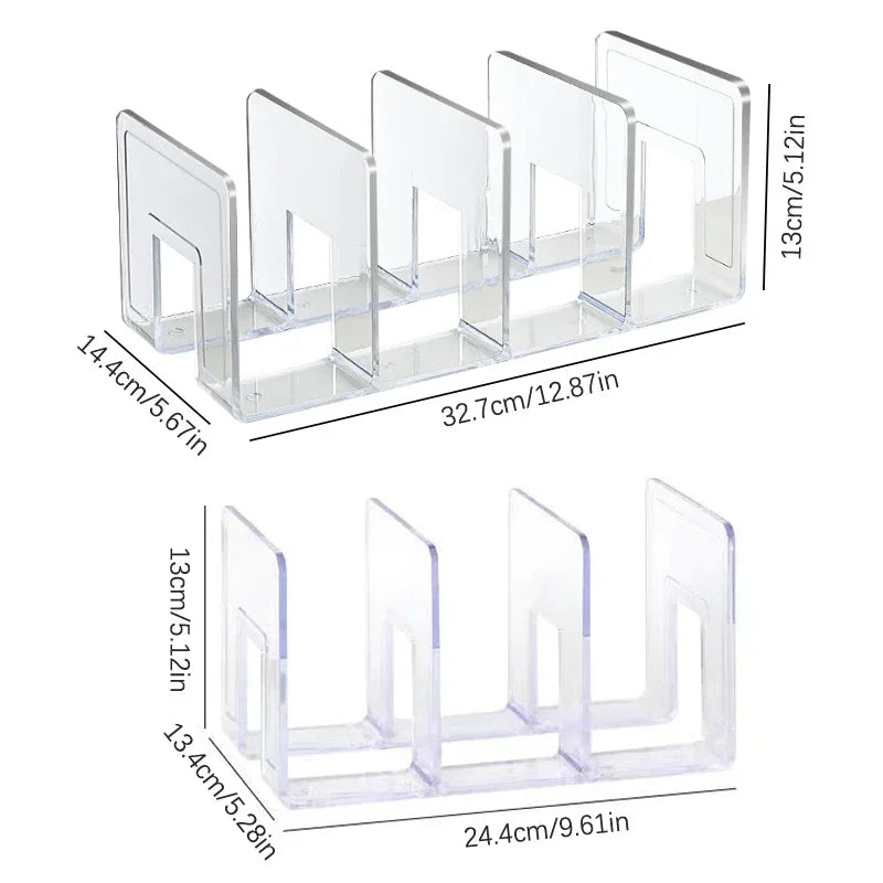 Handbag Storage Organizer Rack Wardrobe Divider Shelf Bag Storage Rack Transparent Purse Handbag Divider Shelf Bags Display Rack