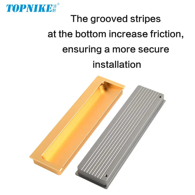 Modern Luxury Furniture  Recessed Cabinet Handles & Flush Drawer Pulls  Aluminum Alloy Slot Design