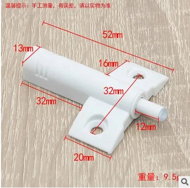 10PCS  Gray White Kitchen Cabinet Door Stop Drawer Soft Quiet Close Closer Damper Buffers For Furniture Hardware