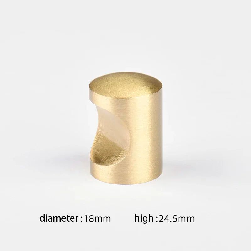 Round Brass Dresser Knobs Drawer Handle Cabinet Door Handle Antique Antique Kitchen furniture Hardware Knob Kitchen  Handles