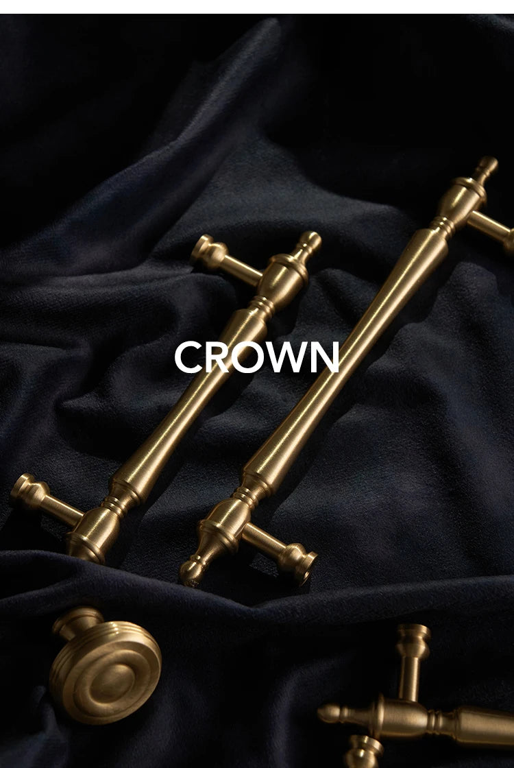 Modern /Solid Brass Furniture Handles for Cabinets and Drawers  Wardrobe Dresser Cupboard / Bedroom Drawers Knobs and Handles