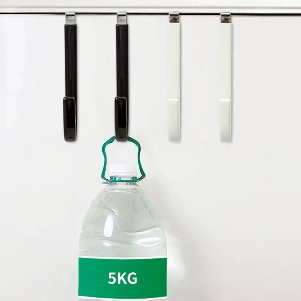 Towel Coats Hangers Nonstick Non-punching Over The Door Hooks Rubber Prevent Scratches Hanging Organizer Clothes Storage Holder