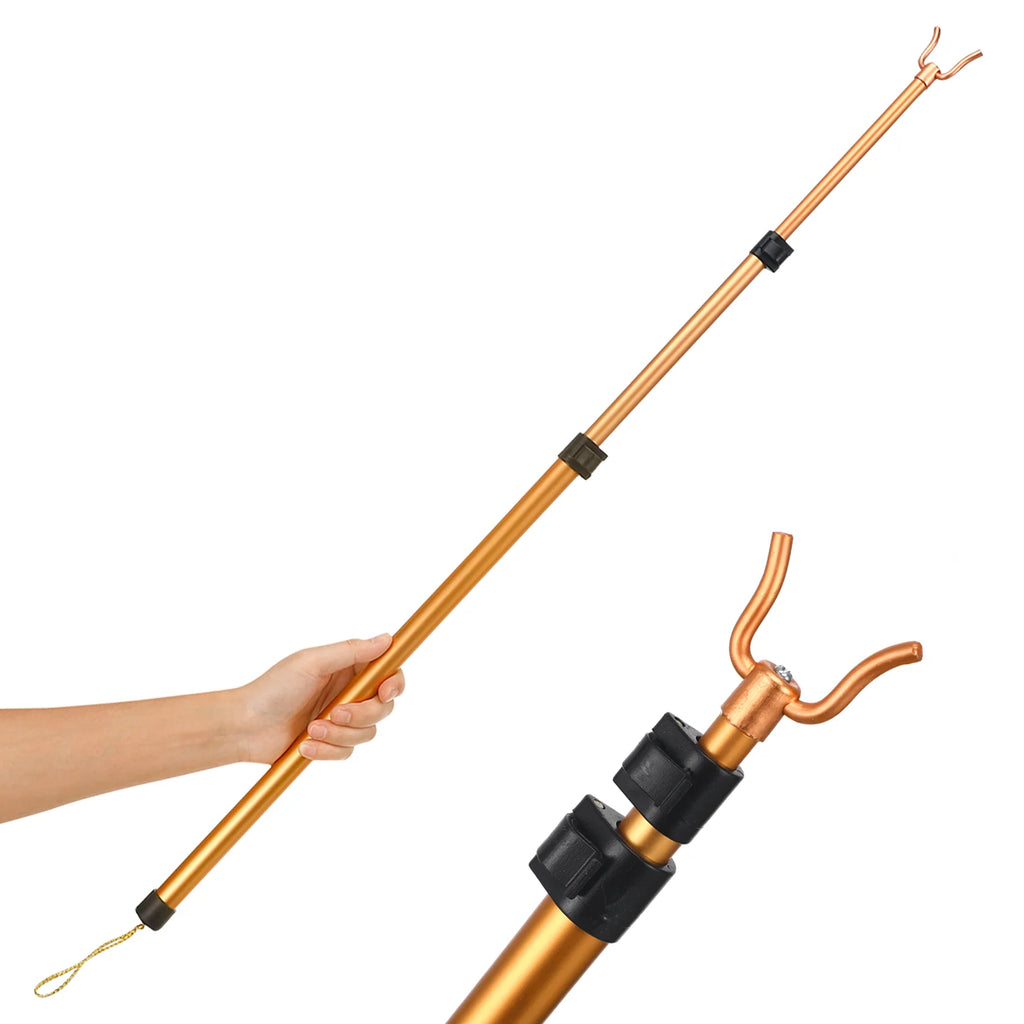 Pole Closet Hook Clothes Reach Stick Rod Retractable Reacher Hanger Garment Drying Clothing Poles Telescoping Hanging Closet Rod