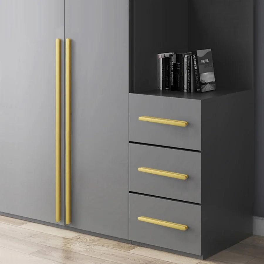 Modern Long Cabinet Handles Hidden-style Aluminum alloy Wardrobe Drawer Handle 800mm 1000mm Furniture Pulls