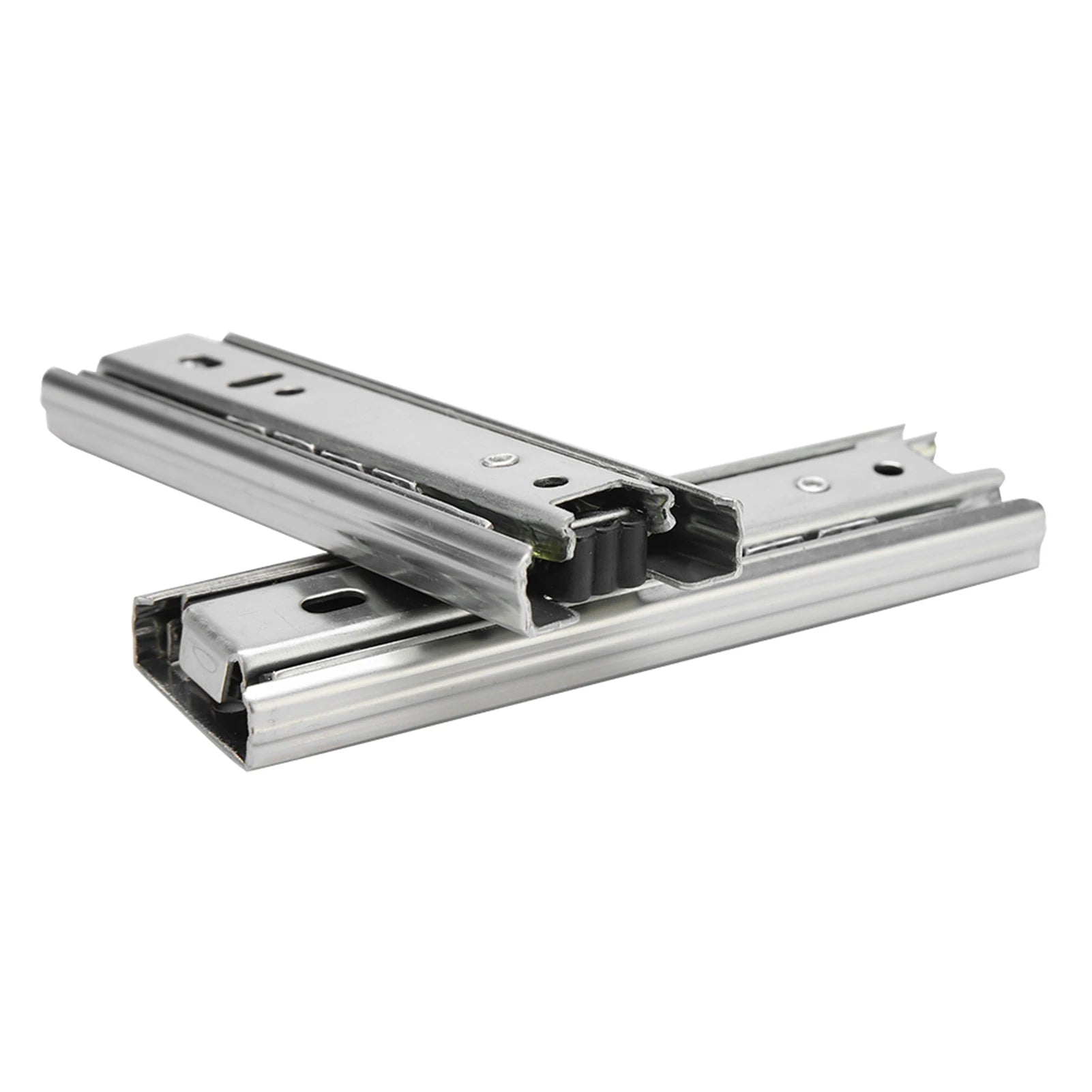2pcs 5in Mini Short Drawer Slides Furniture Guide Rail Full Extension Kitchen Cupboard Drawer Hardware 35mm Width