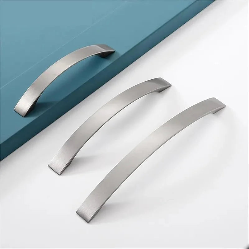 4PCS Cabinet Handles Knobs Aluminum Alloy Door Kitchen Knobs Cabinet Pulls Drawer Furniture Handle Hardware