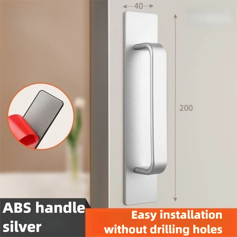 No-Drill Sliding Door Handles - Simple Style Pulls for Glass Doors, Moving Doors, Windows, Drawers & Cabinet Doors