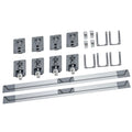 SSOUIM Sliding Door Track For Wardrobe Cabinet Hanging Cabinet With Smooth Gliding Bus Door Hardware Kit for Wooden Door
