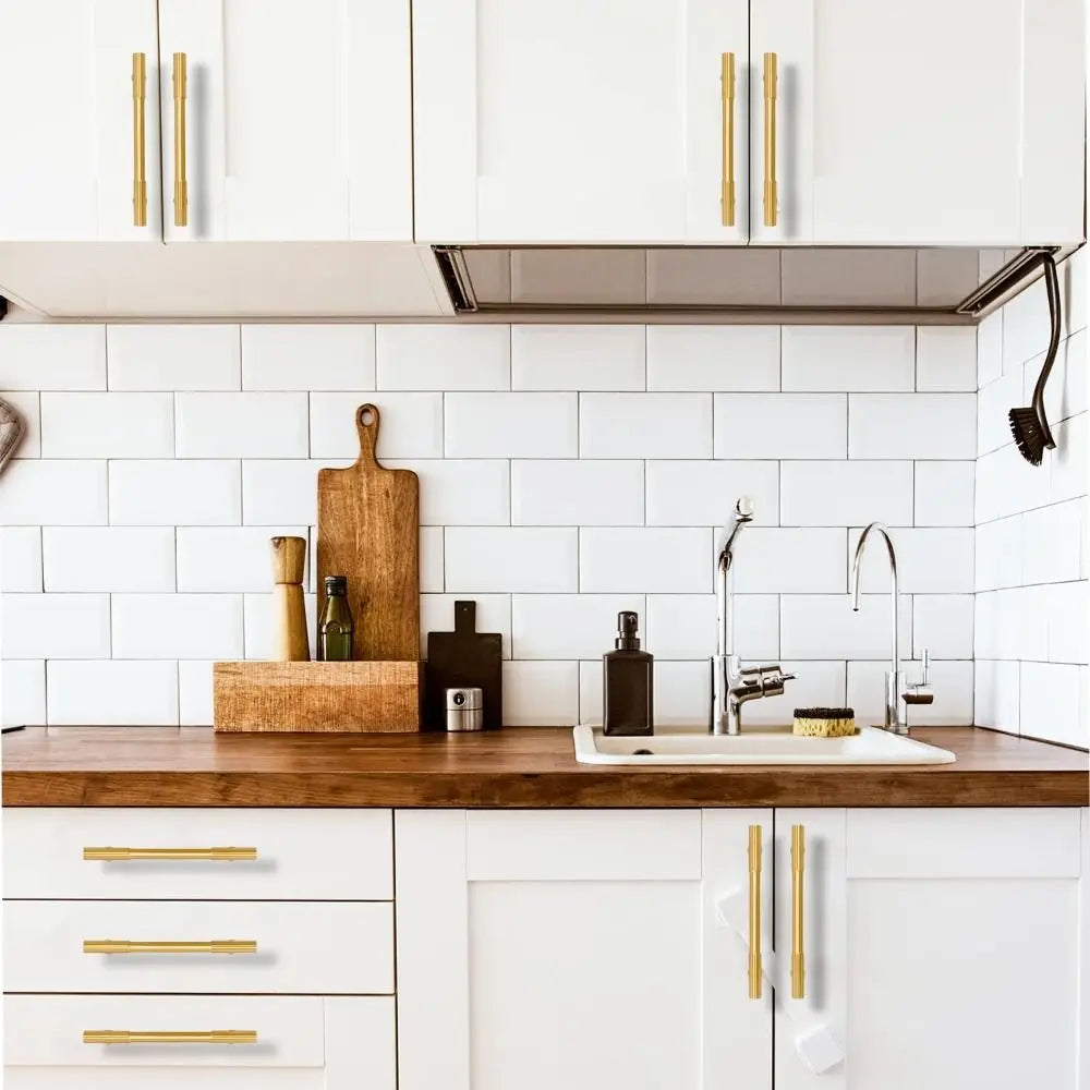 Golden Handles Nordic Style Cabinet Handles Modern Minimalist Kitchen Cupboard Door Pull Brass Nordic Drawer Knobs Cabinet