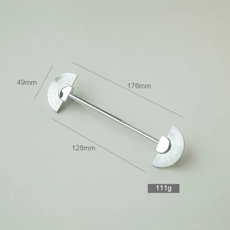 Cabinet Door Handle Pure Copper Simple Nordic Drawer Cabinet Single Hole New Chinese Light Luxury Brass Wardrobe Door Handle