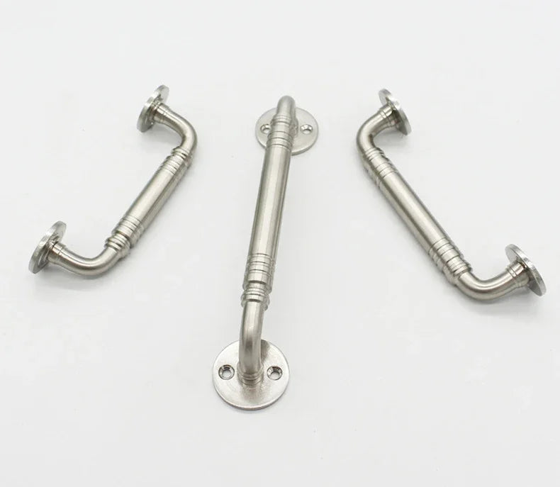 Stainless Steel Door Handles for Interior Doors Bedroom Kitchen Door Pulls Fire-proof Door Handle Cabinet Handle Hardware