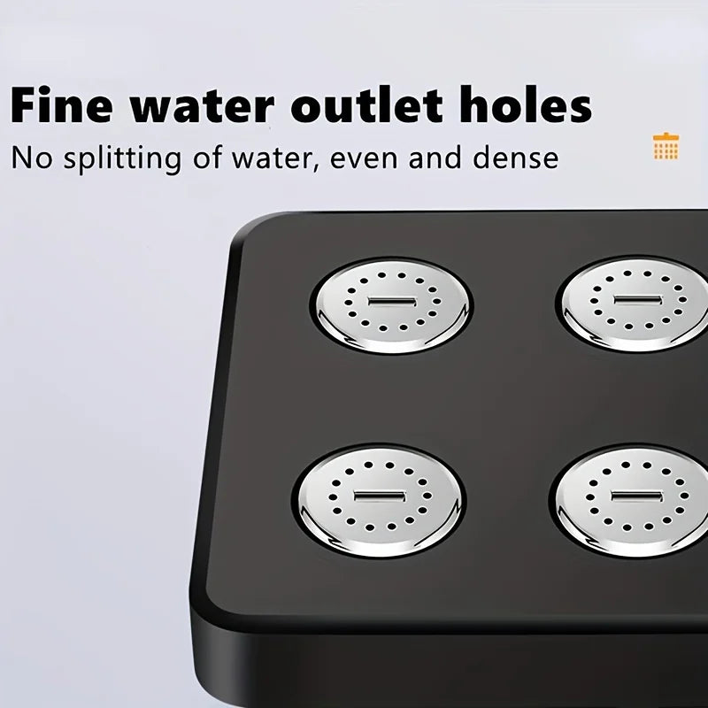 Upgrade Your Bathroom with this Supercharged Wall-Mounted Shower Head! bathroom accessories, shower head