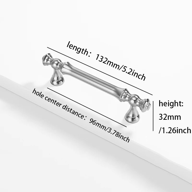 Furniture handles for kitchen cabinets, dressing table drawers, and wardrobes, durable and suitable for home decoration