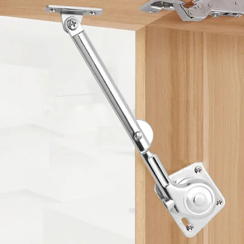 2PCS/Set Cabinet Lift Support Soft Close Hinges Gas Spring Lid Support Toy Box Hinges, Kitchen Cabinet Hinges Safety Lid Support