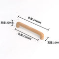 Drawer Furniture Wooden Door Cupboard Handles  Solid Wood Kitchen Cabinet Handle Drawer Knobs for Furniture