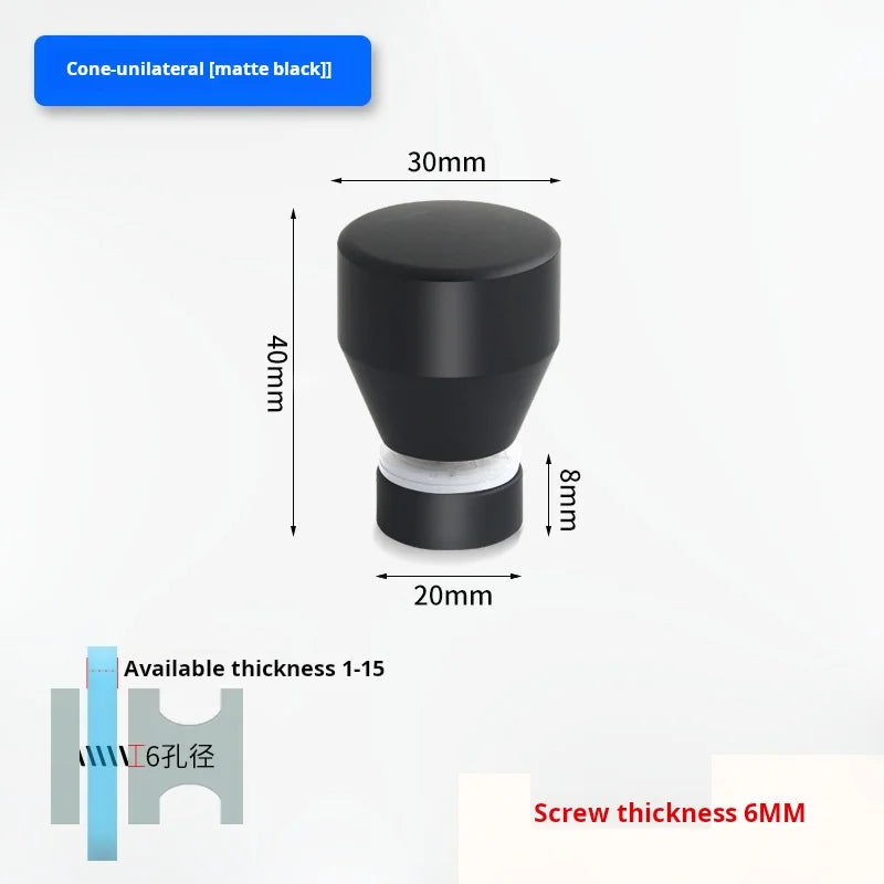 Glass Door Handle Bathroom Door Shower Door Handle Sliding Door Display Cabinet Wine Cabinet Barn Door Single Hole Round Knob