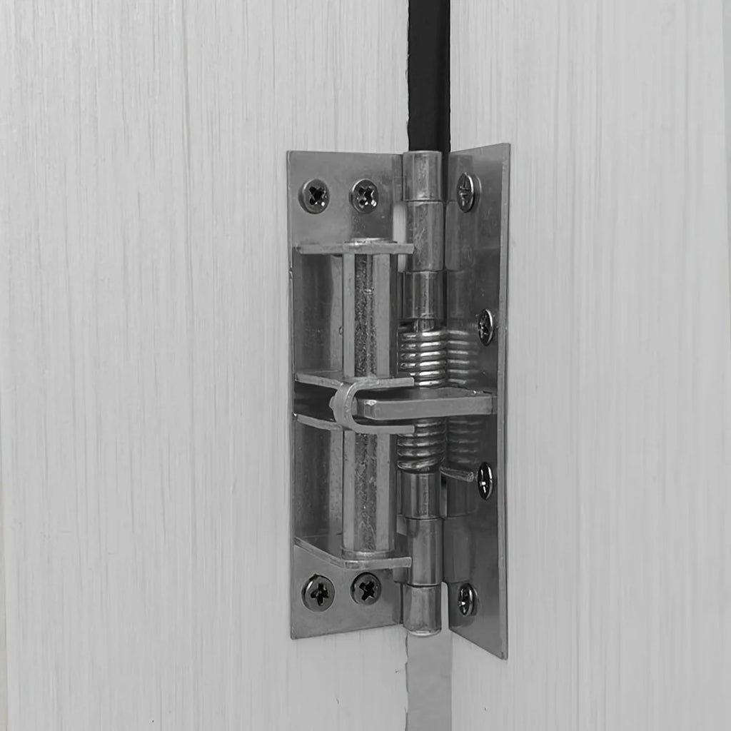 Self Closing Spring Door Hinge Mute 4 Inch Cabinet Door Hinge Invisible Automatic Door Closer Hinge Anti-Rust Household Hardware