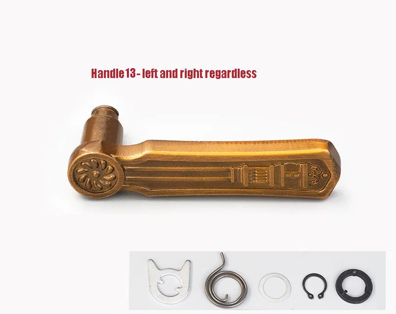Solid Handle For Anti-theft Door Durable Non Rusting  Thickened Material Household Door Room Bedroom Universal Handle