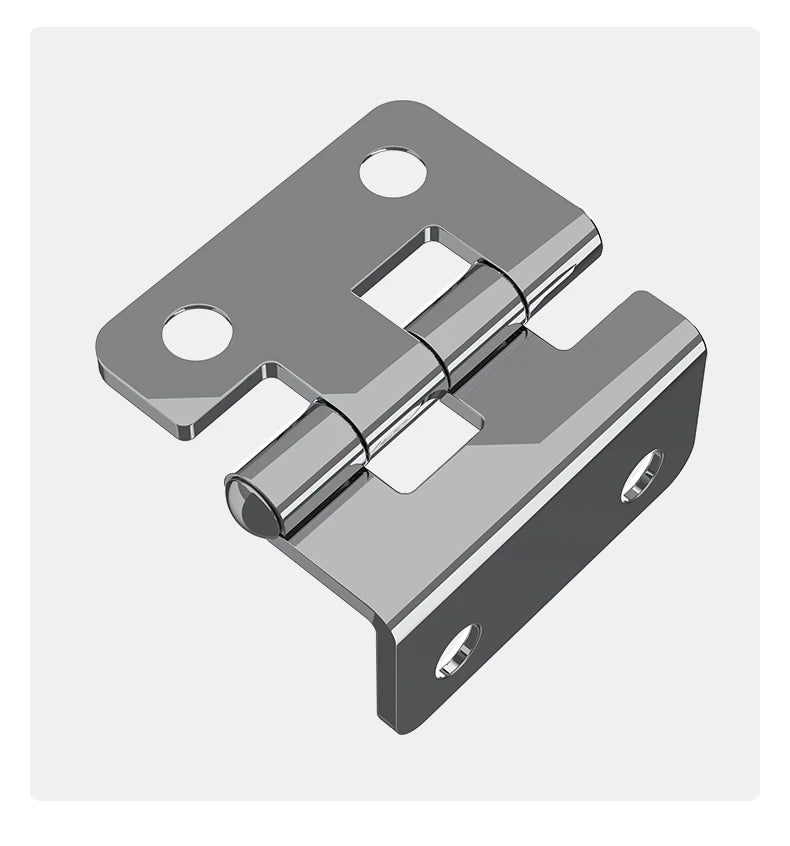5pcs Stainless Steel 270 Degrees Opening and Closing Buffer Hinge Cabinet Door Mechanical Hinges Furniture Hardware with Screw