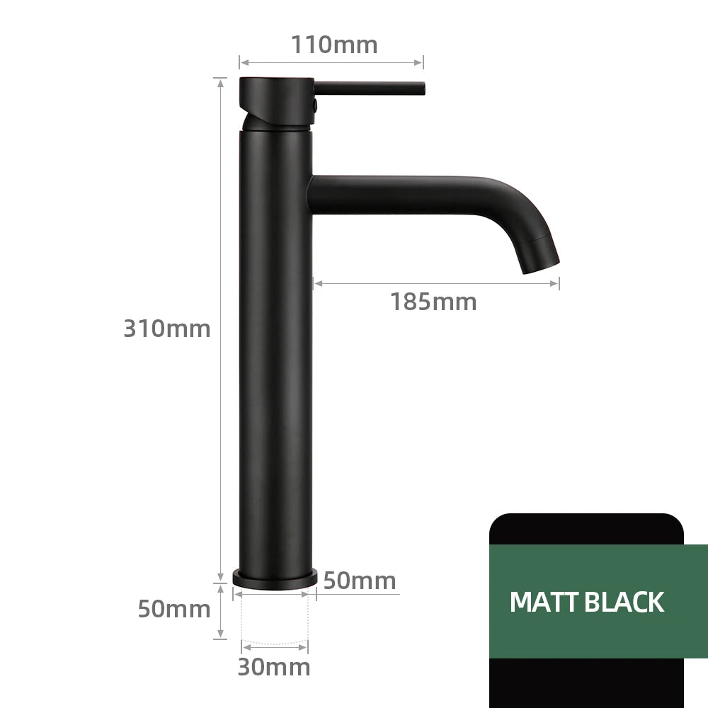 Brushed Gold Basin Faucet Solid Brass Hot And Cold Water Basin Mixer Sink Tap Deck Mounted Bathroom Taps