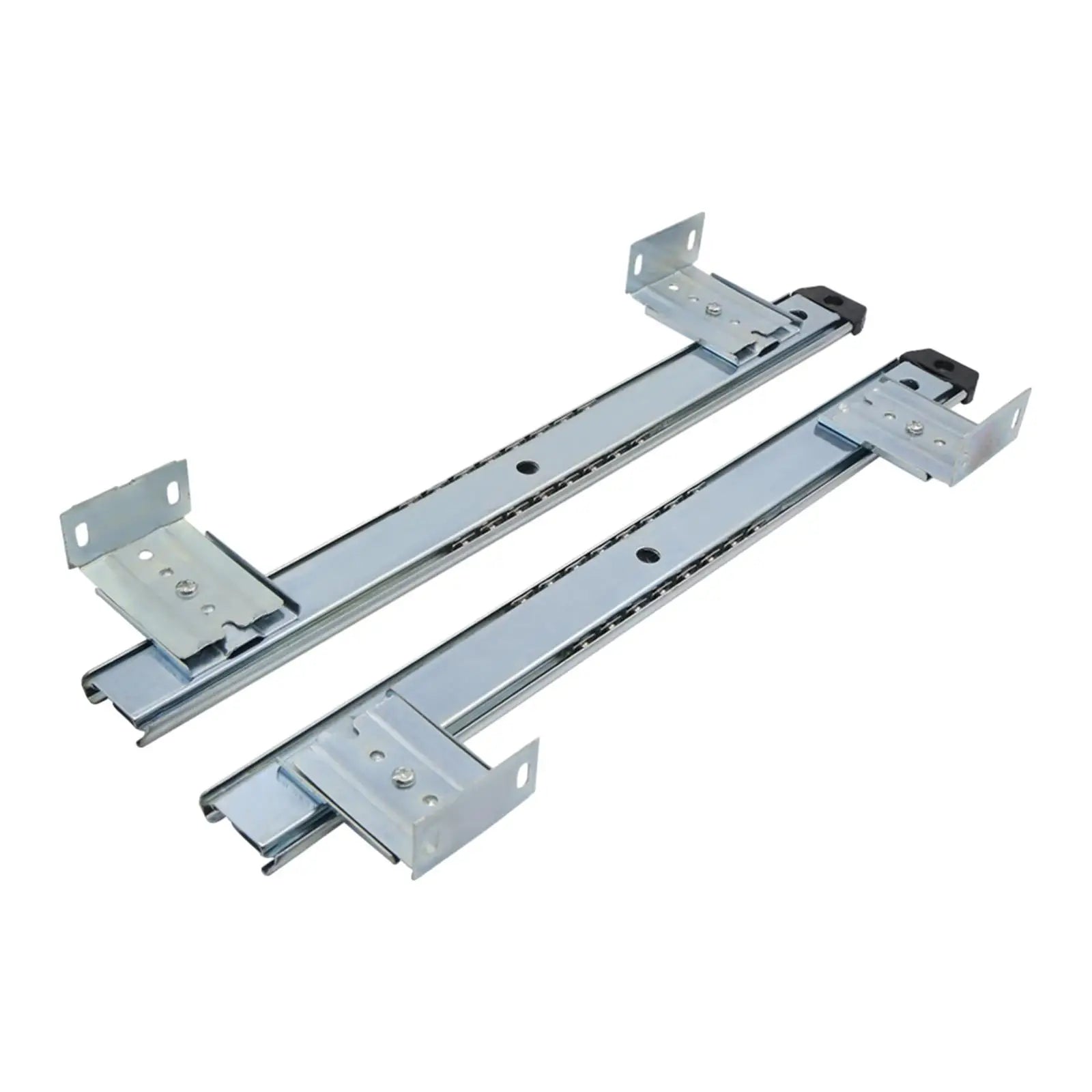 Under Desk Slider Track Keyboard Tray Slides Adjustable Sliding Cabinet Pull Out Keyboard Drawer Rail for Office Home Cabinet