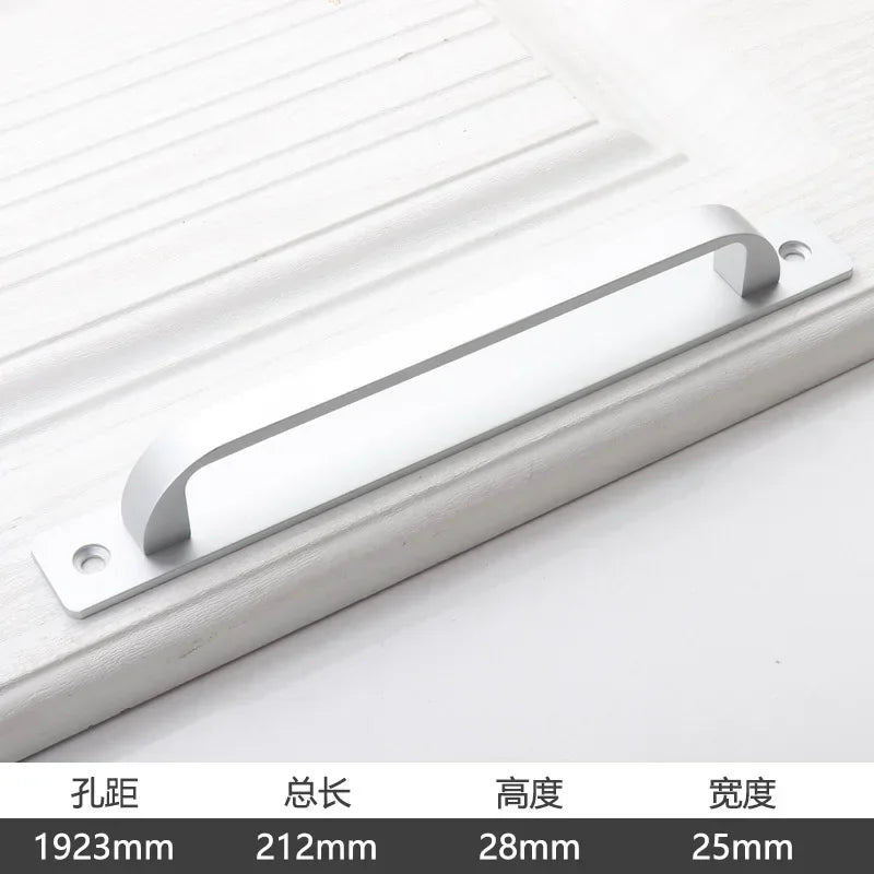 Door/Window Handle Balcony Wooden Sliding Door Handle Golden Aluminum Alloy Warehouse Door Black Kitchen Handle