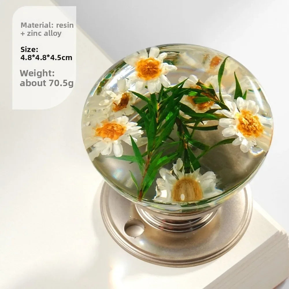 New Flower Patterns Cabinet Handle Practical Heavy-Duty Drawer Handle Door Knob Decorative Home Decoration