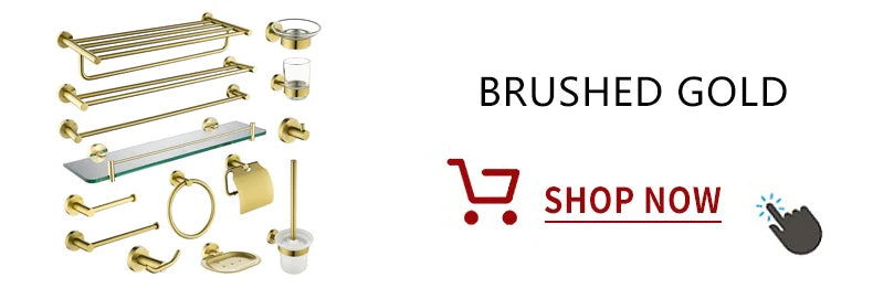 Bathroom Accessories Towel Rack Shelf Bar Roll Paper Holder With Cover Hand Towel Bar Holder Robe Hook Toilet Brush Holder Black