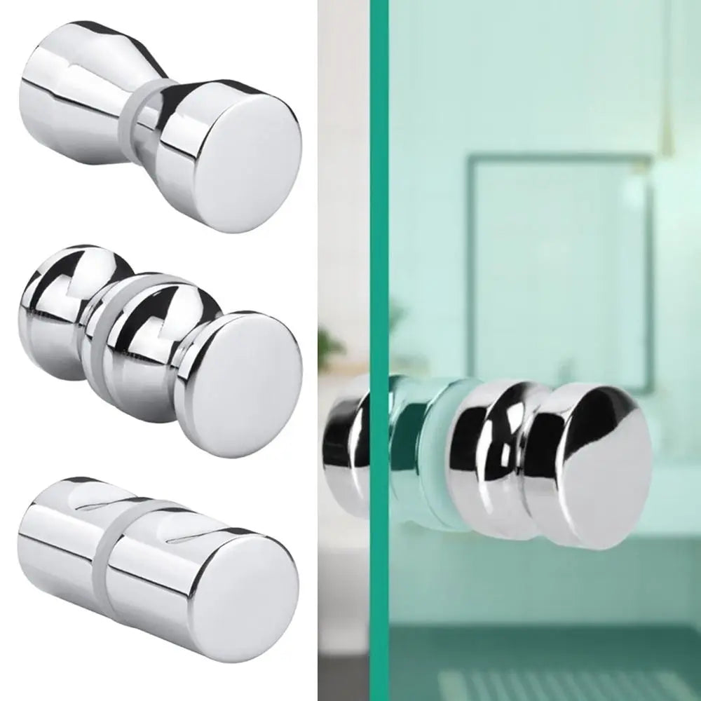 Durable Kitchen Hardware Bathroom Glass Door Knob Wardrobe Pulls Shower Door Handle Cabinet Handle