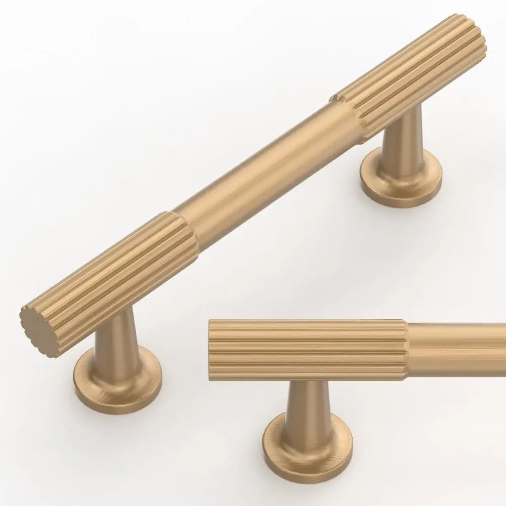 Golden Handles Nordic Style Cabinet Handles Modern Minimalist Kitchen Cupboard Door Pull Brass Nordic Drawer Knobs Cabinet
