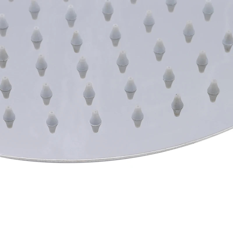 6/8/10 Inch Ultra-thin Waterfall Shower Heads Stainless Steel High Quality Square Round Portable Practical Rainfall Shower Head