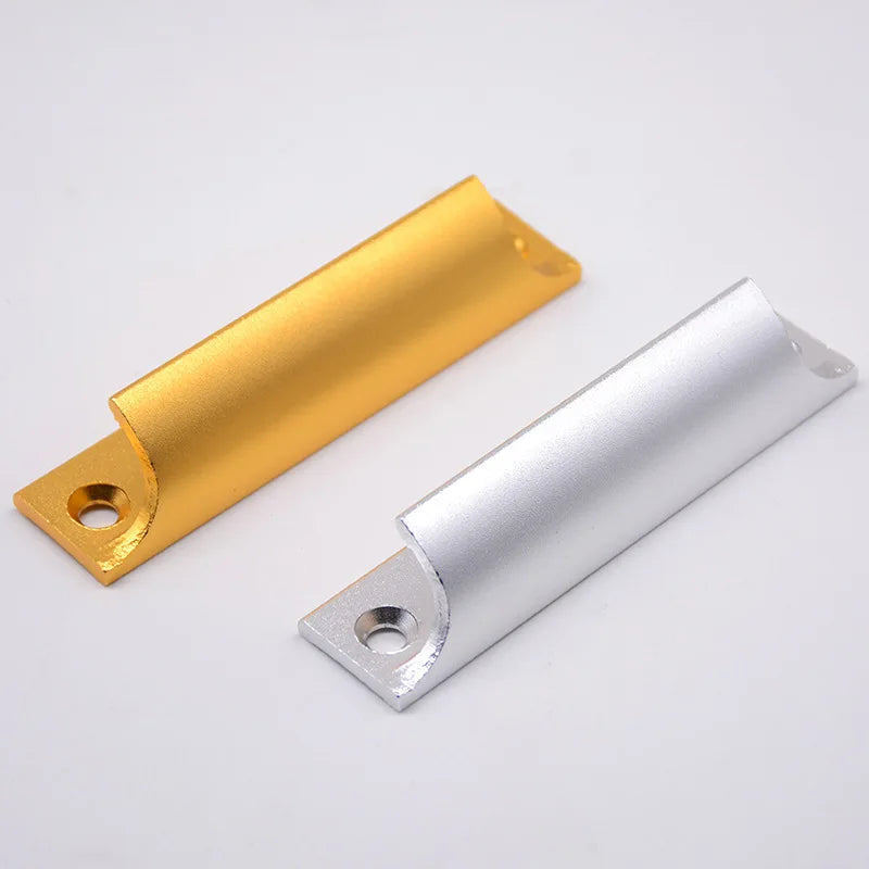 New Aluminum Alloy Door Handle Push-pull Balcony Gate Window Pulls Knob Furniture High Quality