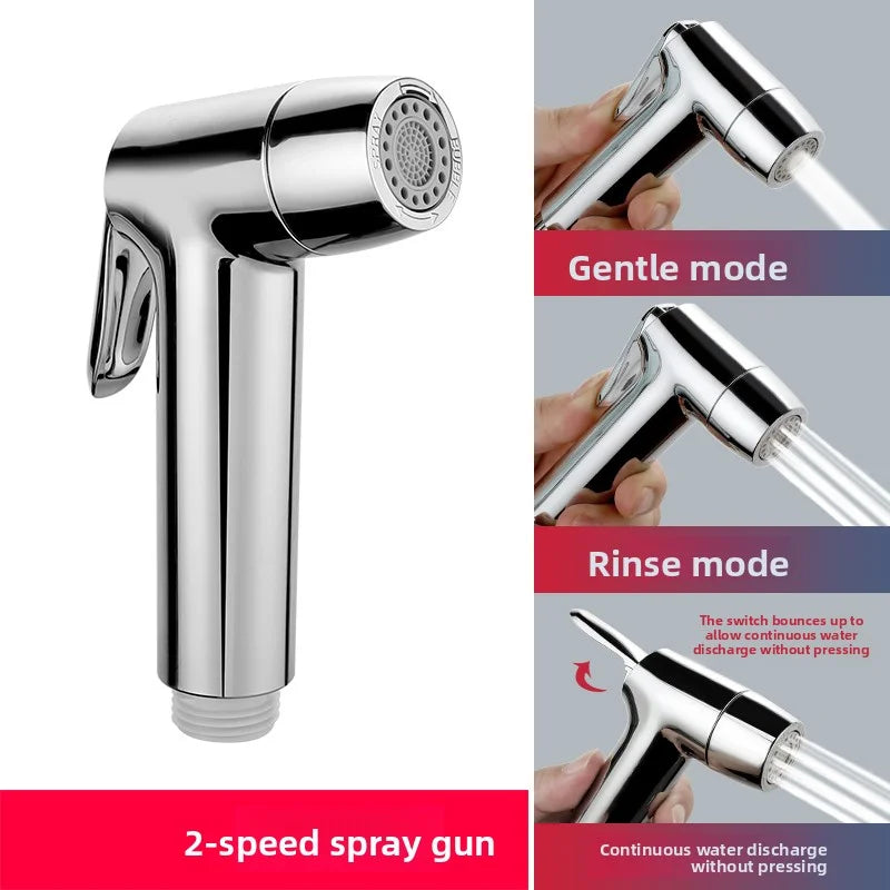 Bathroom accessories, handheld water toilet, dispenser, sprayer, flexible spring shower head, explosion-proof hose, cleaning set