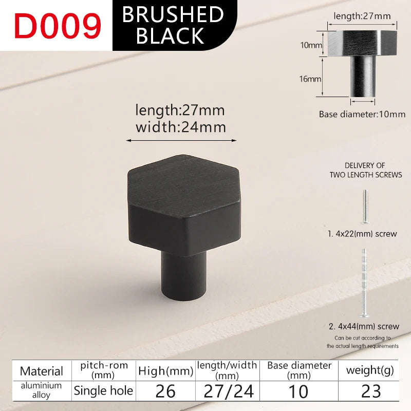 furniture cabinet door round pulls and knobs handle Cupboard pulls black drawer single hole square knobs Dresser handles