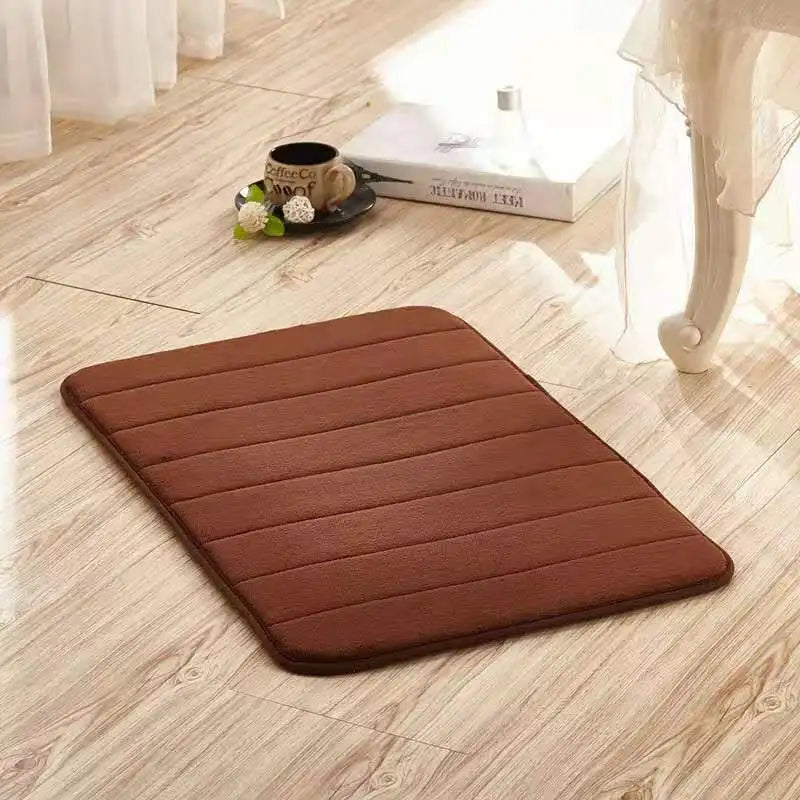 Water Absorption Rug Bathroom Mat Shaggy Memory Foam Bath Mat Set kitchen Door Floor Mat Carpet For Toilet Non Slip   bath mats