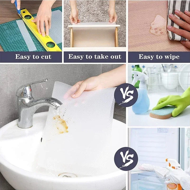 Drawer mat,shelf mat, non-slip waterproof wardrobe placemat,table mat,paper cabinet mat,kitchen drawer mat 30/45/50/60 * 150CM
