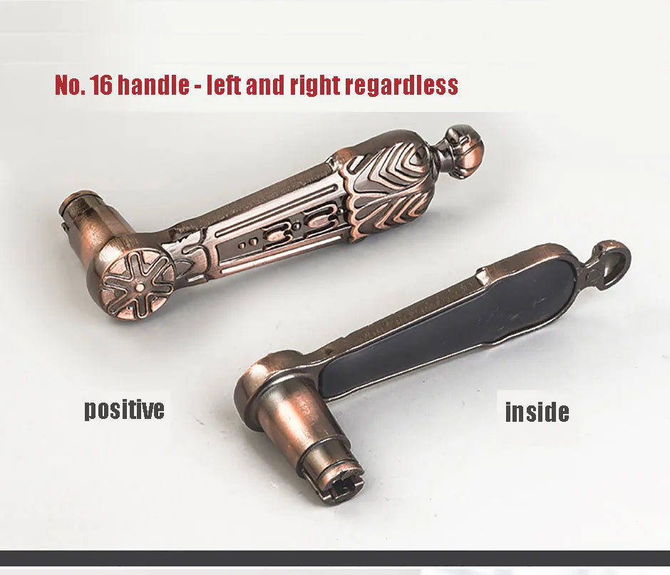 Solid Handle For Anti-theft Door Durable Non Rusting  Thickened Material Household Door Room Bedroom Universal Handle
