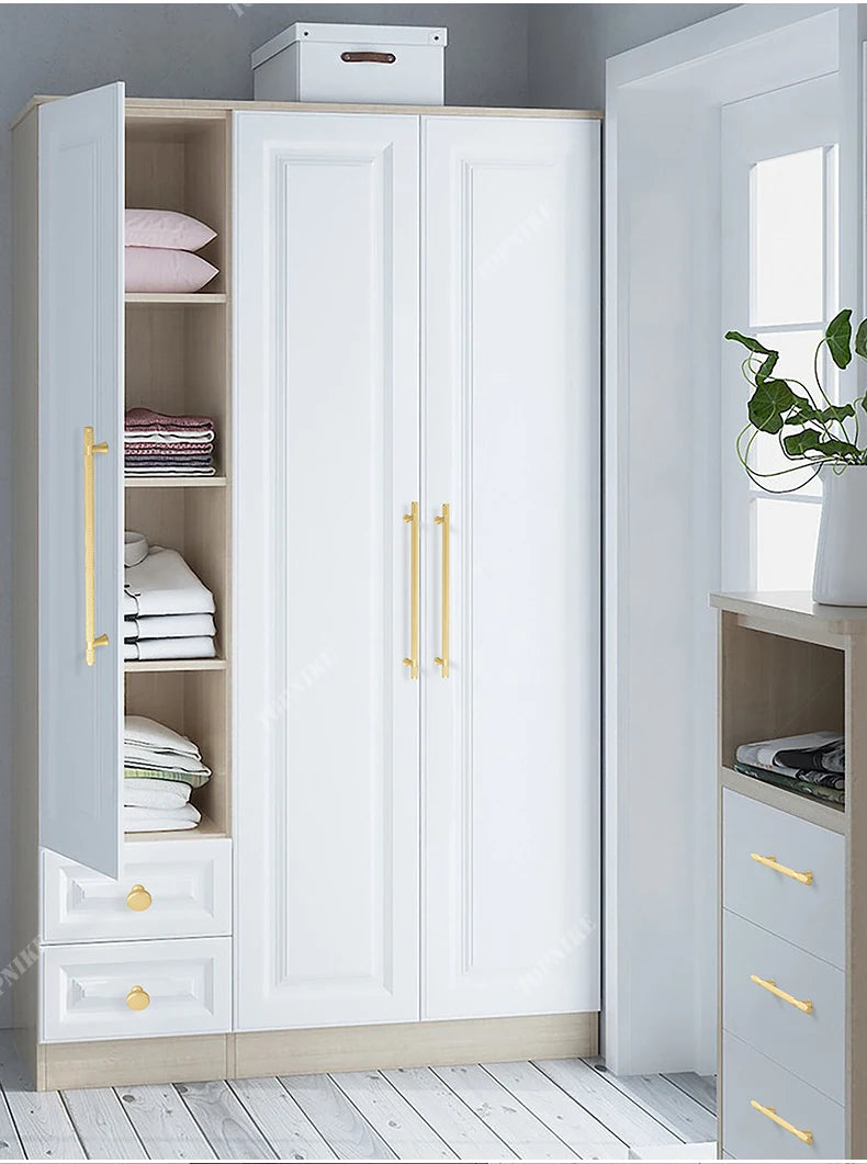 Simple Kitchen Cabinet Wardrobe Door Handles Drawer Knobs and Handles for Furniture Gold Black Knurled Nordic Style