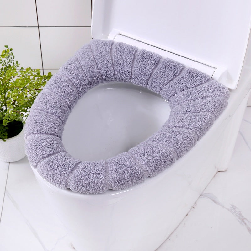 Bathroom Accessories, Warm Soft Pad, Washable Mat, Toilet Seat Closestool Toilet Lid Pad, Home Decor Bathroom