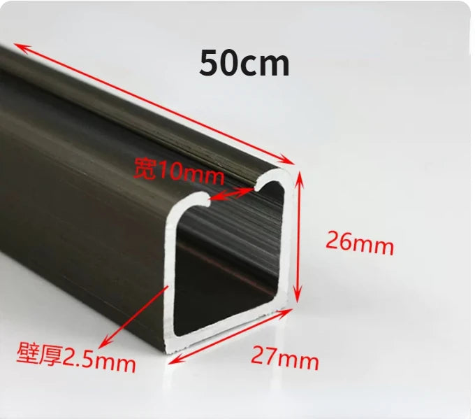 sliding door track hanging rail glass door guide mute push and pull door hanger rail Solid wood doors bathroom fold hanging door