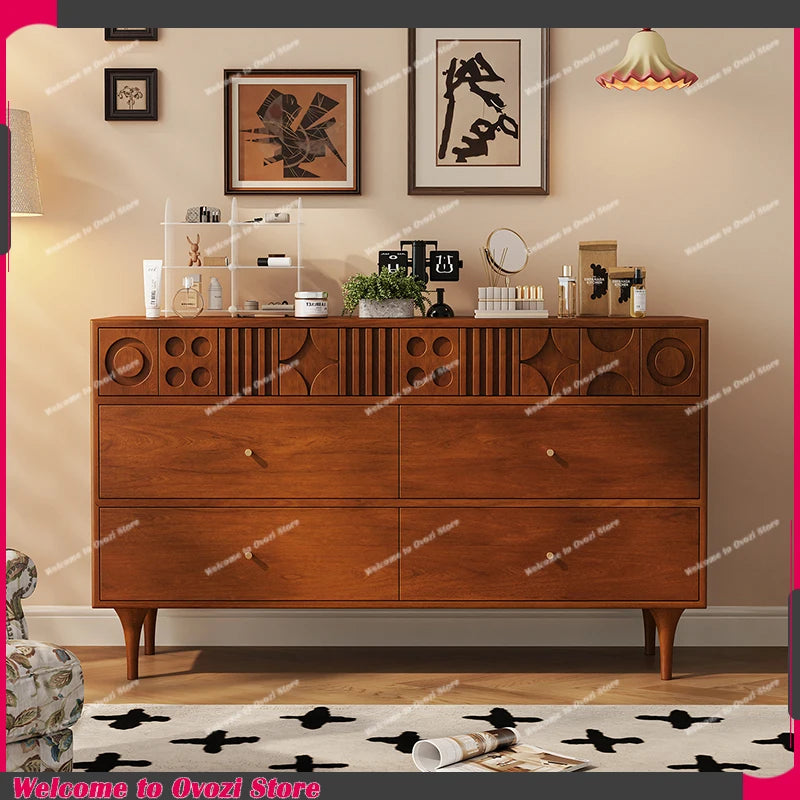 Handles Storage Cabinet Organize Vintage Kitchen Curio Cabinet Wood Sideboard Muebles Para El Hogar Home Accesories