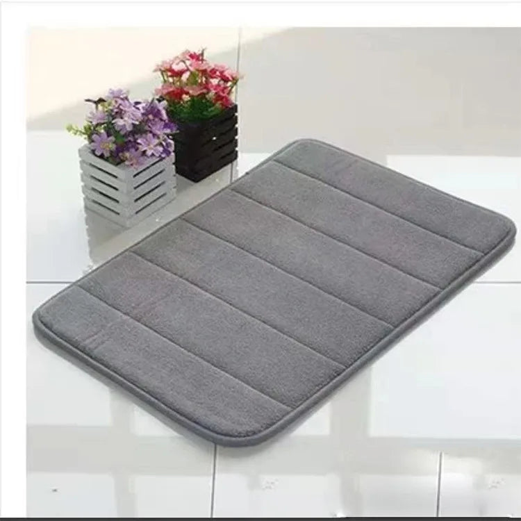 Water Absorption Rug Bathroom Mat Shaggy Memory Foam Bath Mat Set kitchen Door Floor Mat Carpet For Toilet Non Slip   bath mats