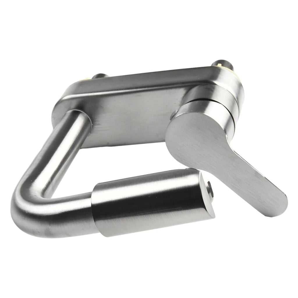 Stainless Steel Basin Faucet Sink Faucet Tap Cold And Hot Mixer Tap 2 Holes Single Handle Deck Mounted Tap