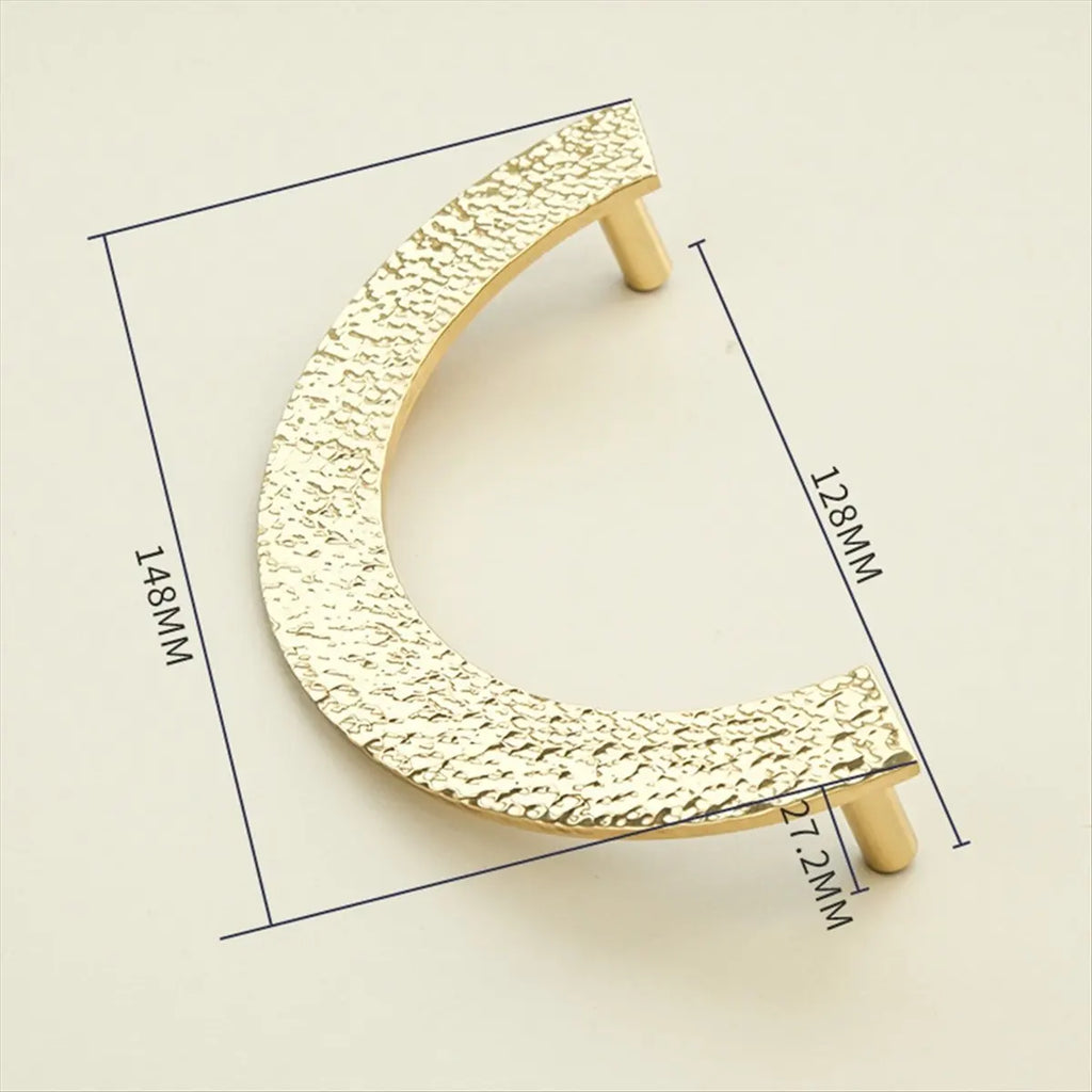 *ABDH Hand-hammered semi-circular cabinet door handles Table drawer handles Modern handles furniture hardware accessories B
