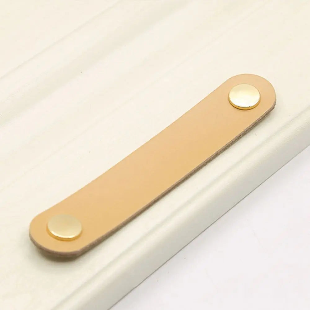 Children's Furniture Hardware Kitchen Wardrobe Cabinet Environmentally Drawer Handle Door Pulls Furniture Knobs Leather Handle