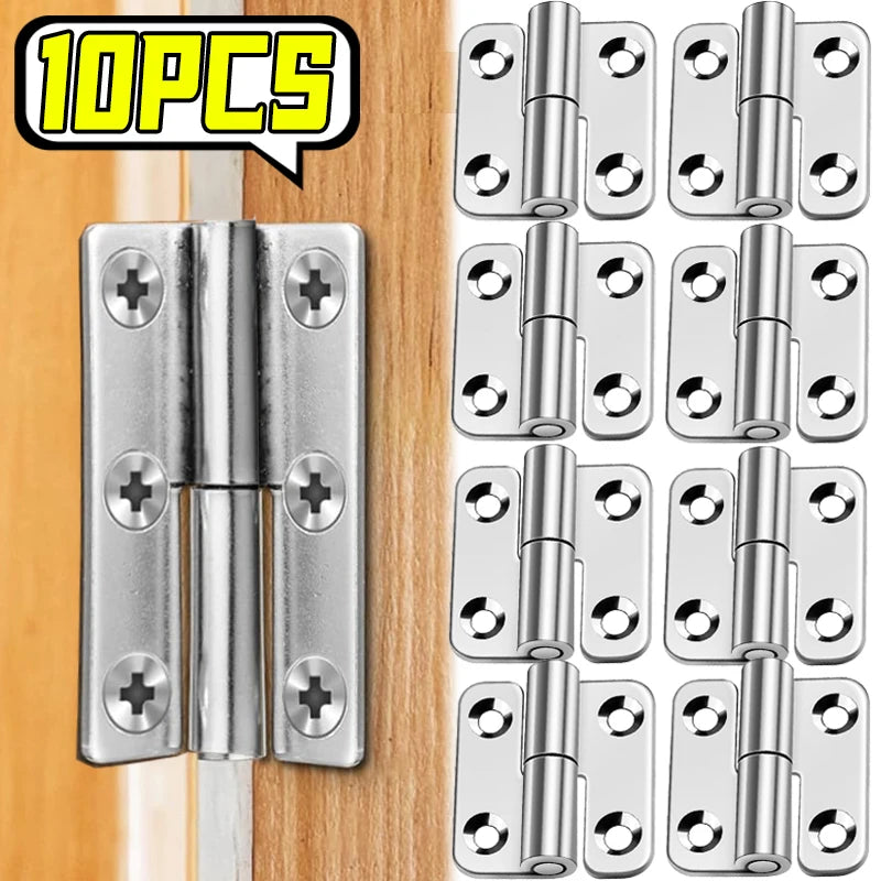 Stainless Steel Hinges Door Connector Universal Furniture Drawer Cabinet Fitting Hinge Detachable Furniture Hardware Accessories