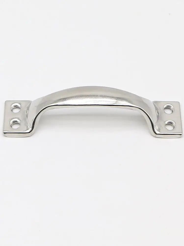 Stainless Steel Handle Arc Luggage Cabinet Drawer Wooden Door Old-fashioned Ordinary Simple